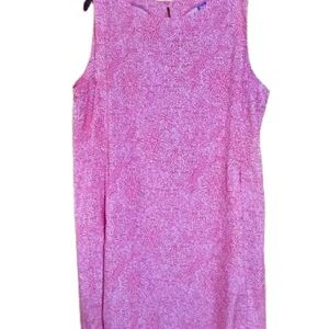 Ripskirt Hawaii Pink Patterned Midi Dress